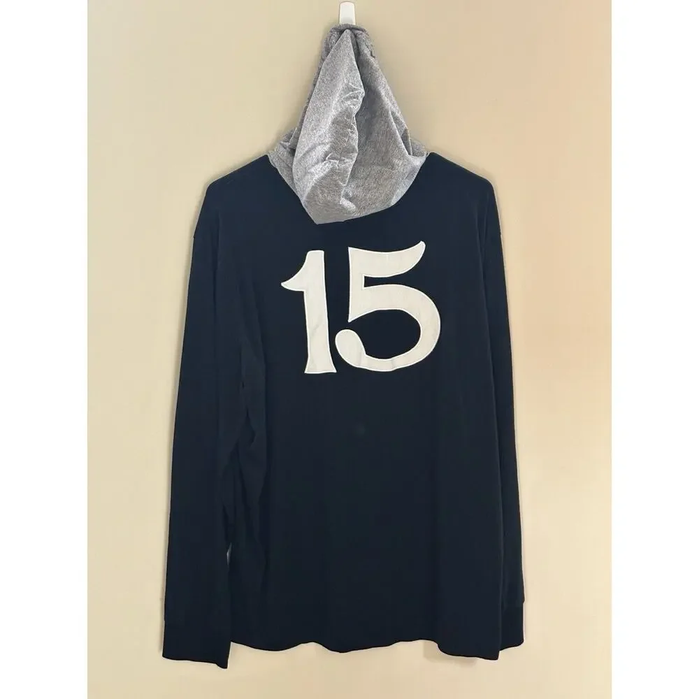 Polo Ralph Lauren Hoodie Shirt Lightweight Rowing Club Rare Men’s Size Large - Picture 3 of 3